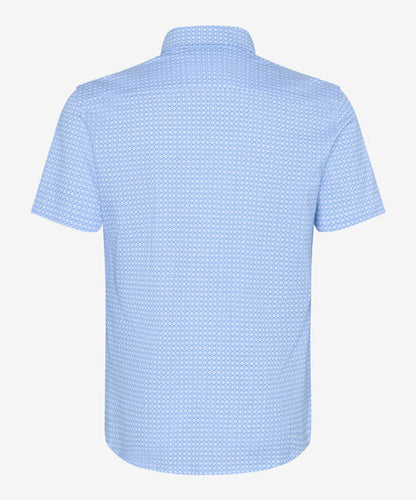 Short-Sleeved Shirt with Minimal Print