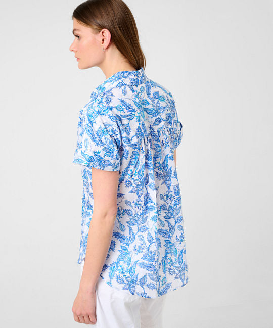 Blouse with Refined Print