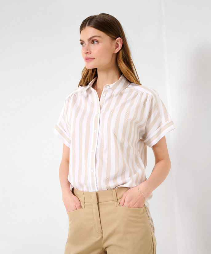 Striped Blouse with A Modern Look