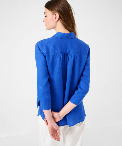 Feminine Shirt Blouse Made from Pure Linen