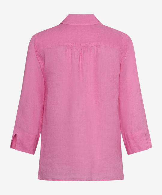 Feminine Shirt Blouse Made from Pure Linen