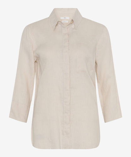 Feminine Shirt Blouse Made from Pure Linen