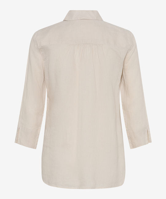 Feminine Shirt Blouse Made from Pure Linen