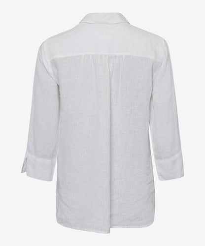 Feminine Shirt Blouse Made from Pure Linen