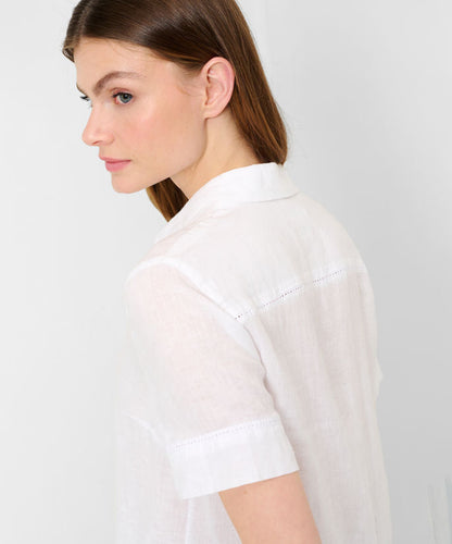 Feminine Shirt Blouse Made from Pure Linen