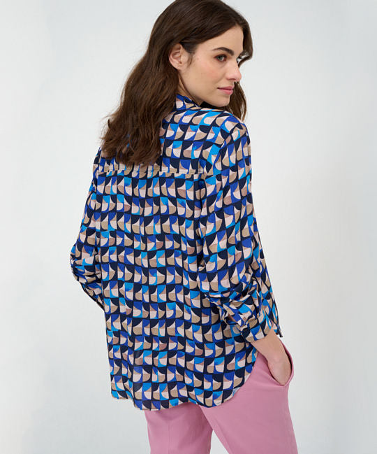 Blouse with A Stylish Print