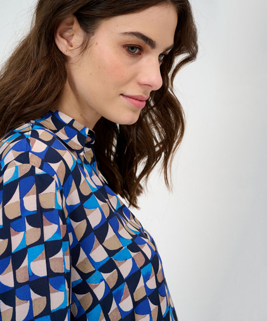 Blouse with A Stylish Print