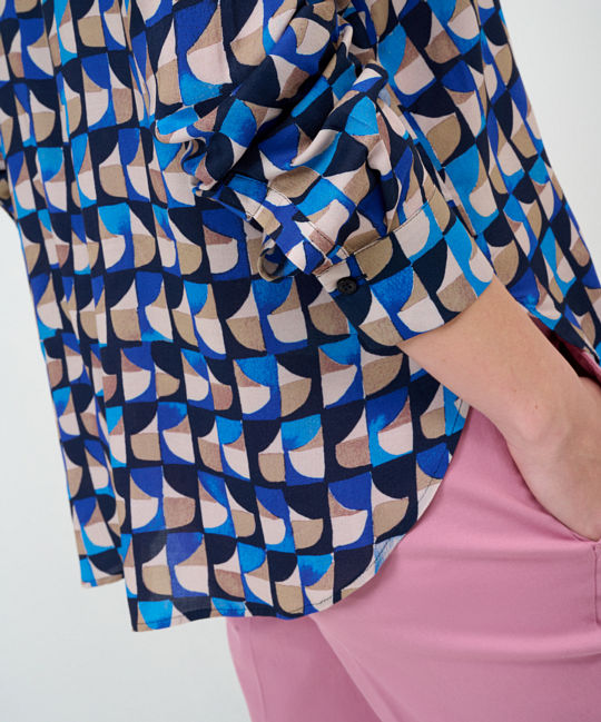 Blouse with A Stylish Print