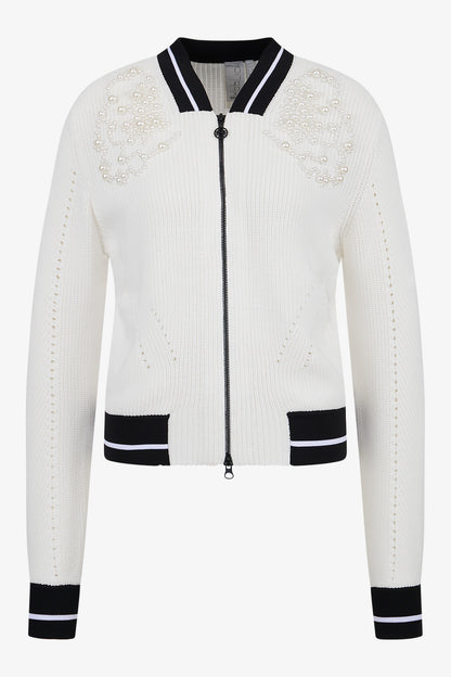 Cardigan with College Collar