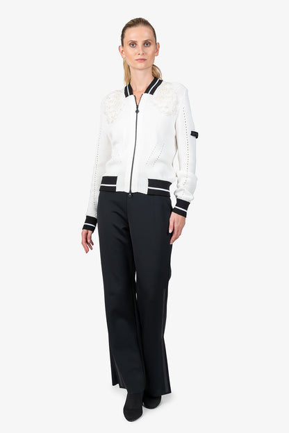Cardigan with College Collar