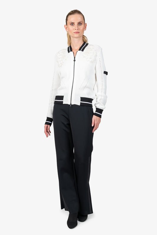 Cardigan with College Collar