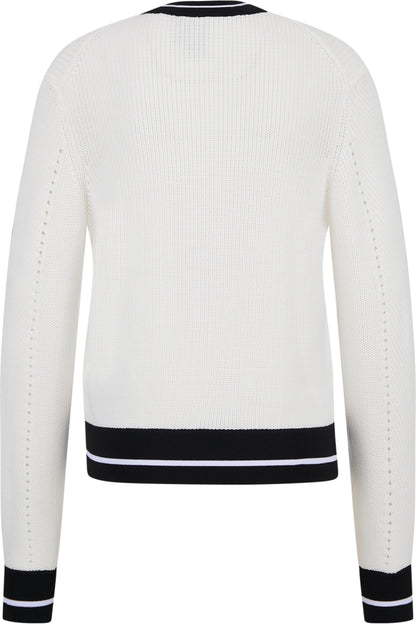 Cardigan with College Collar