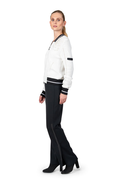 Cardigan with College Collar