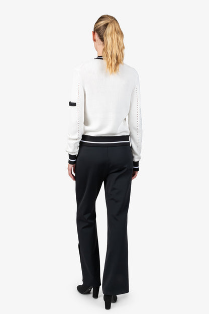 Cardigan with College Collar