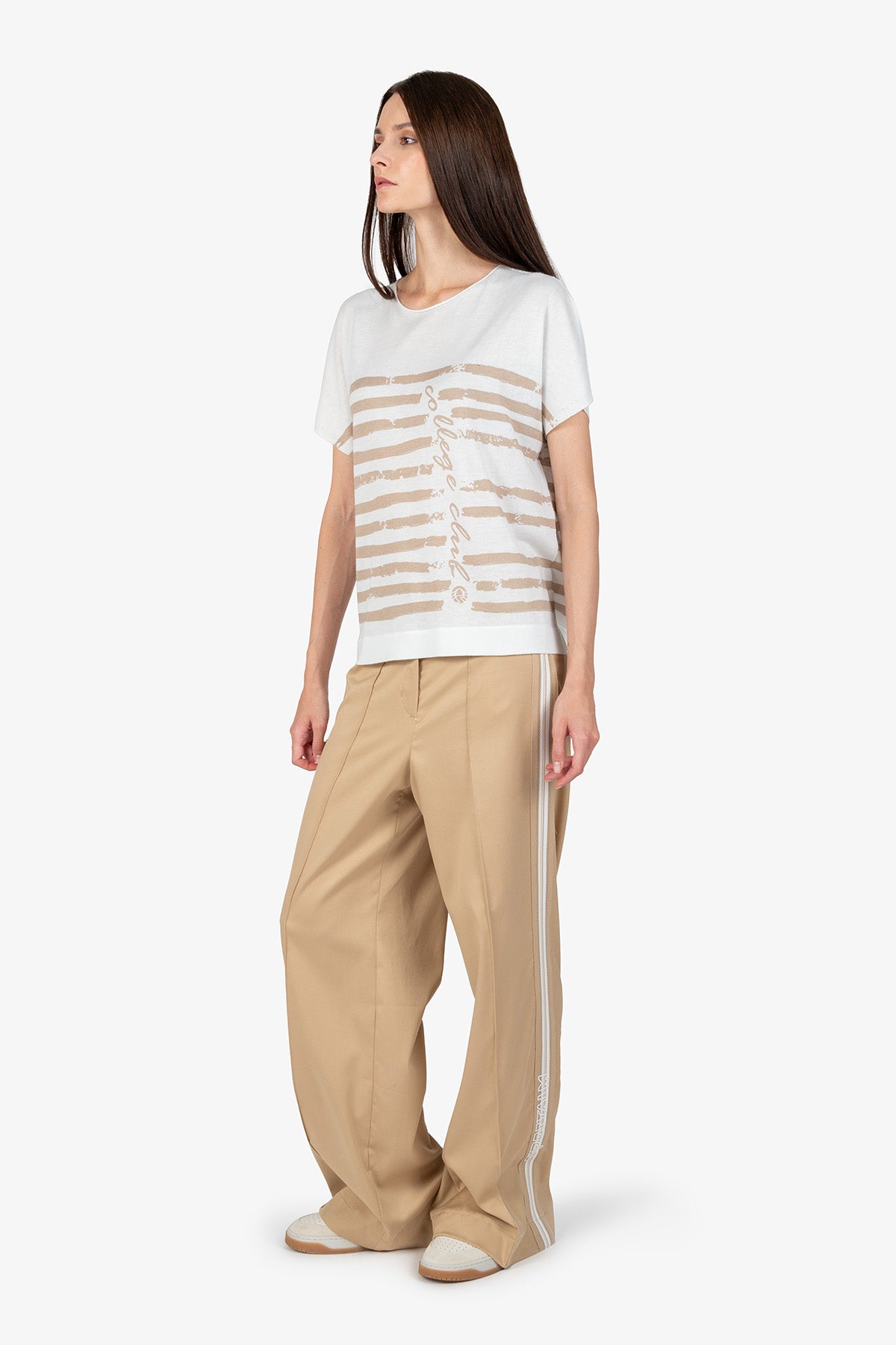 Knitted Round-neck Shirt