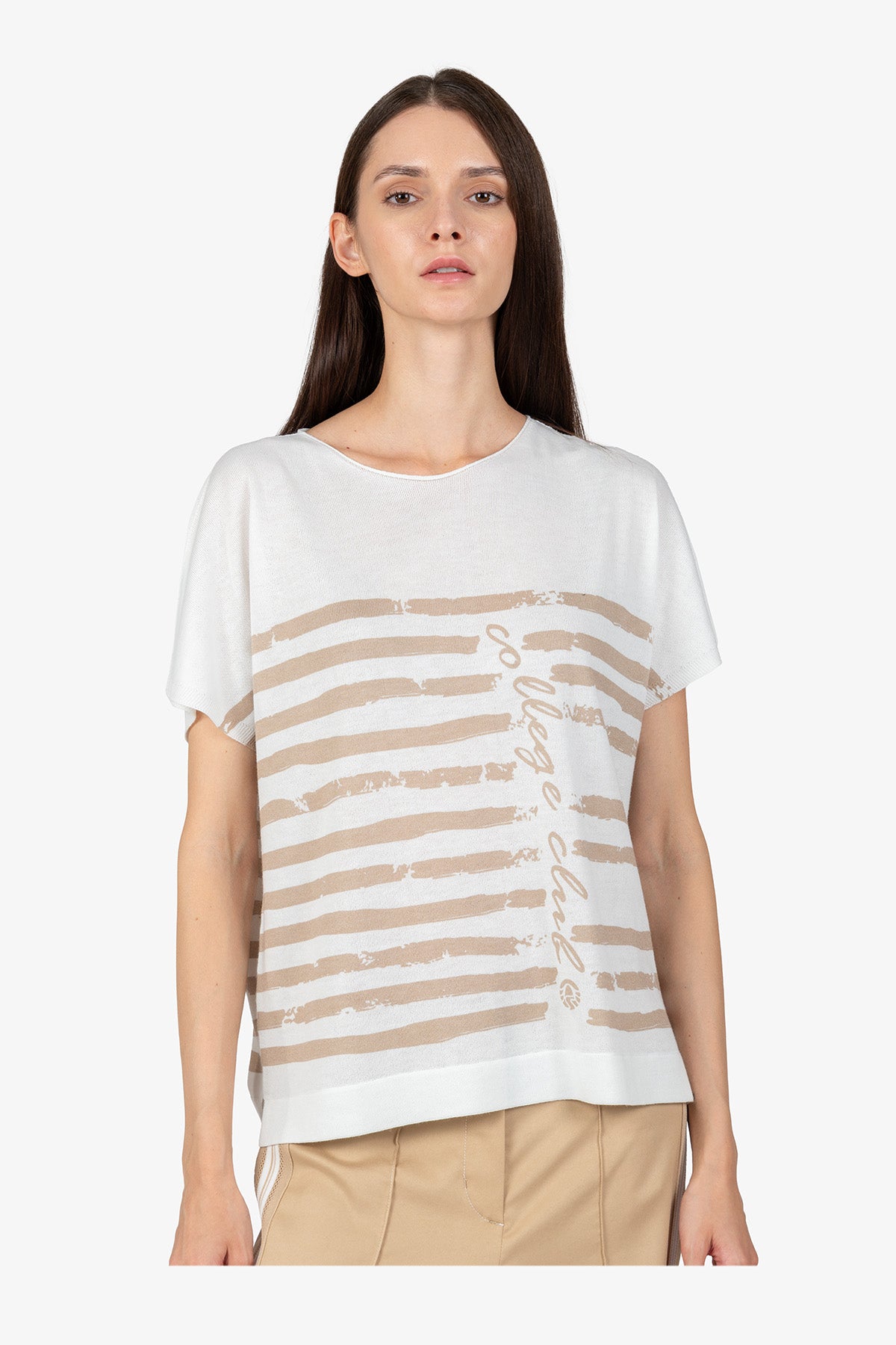 Knitted Round-neck Shirt