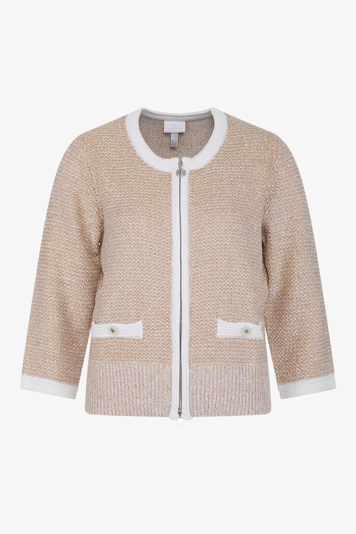 Cardigan with Stand-up Collar