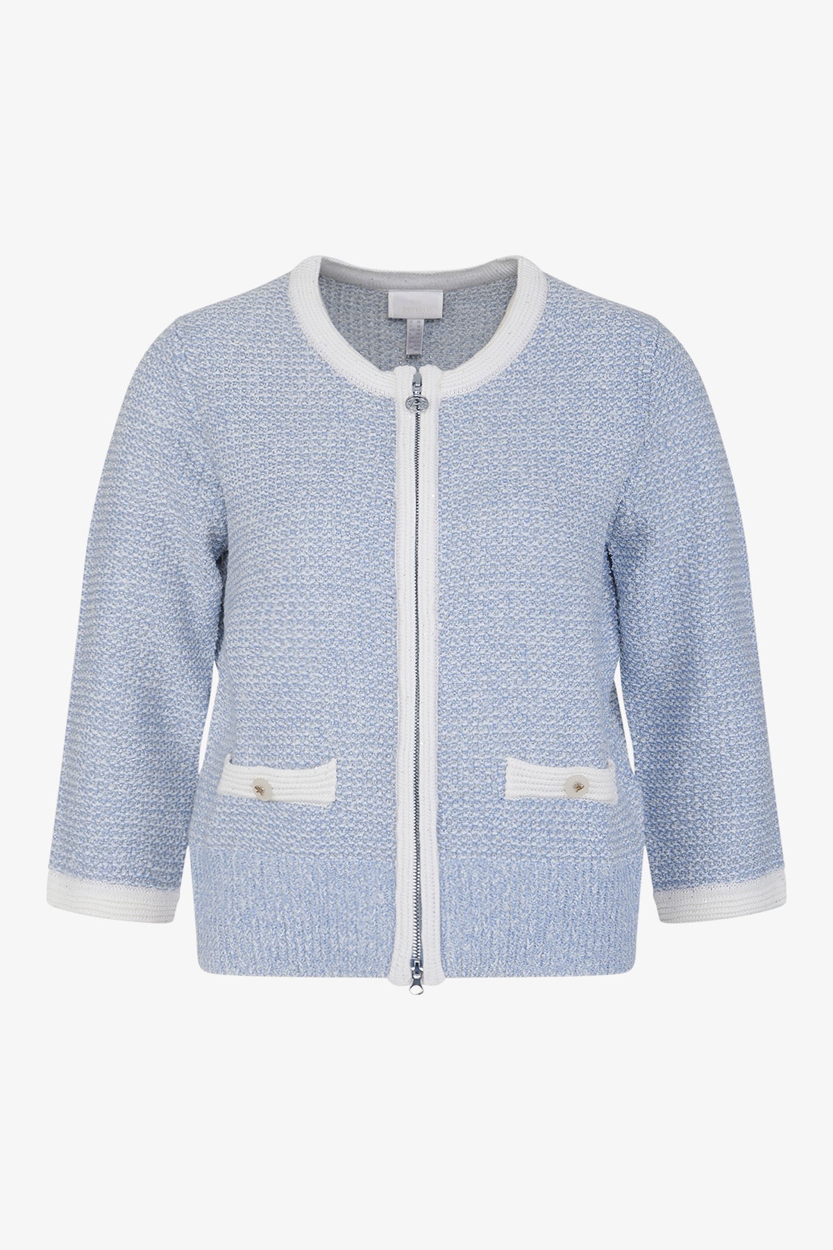 Cardigan with Stand-up Collar