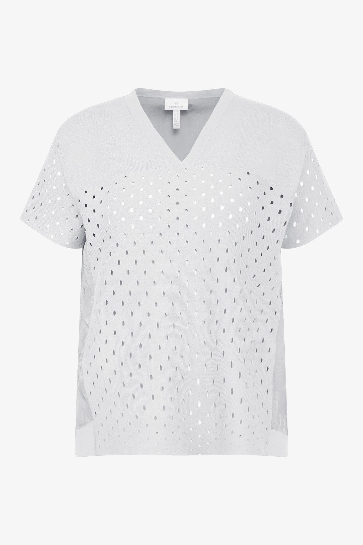 V-neck Jumper with Short Sleeves