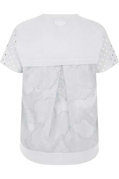 V-neck Jumper with Short Sleeves