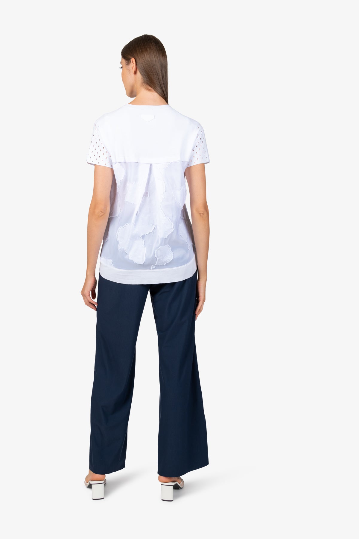 V-neck Jumper with Short Sleeves