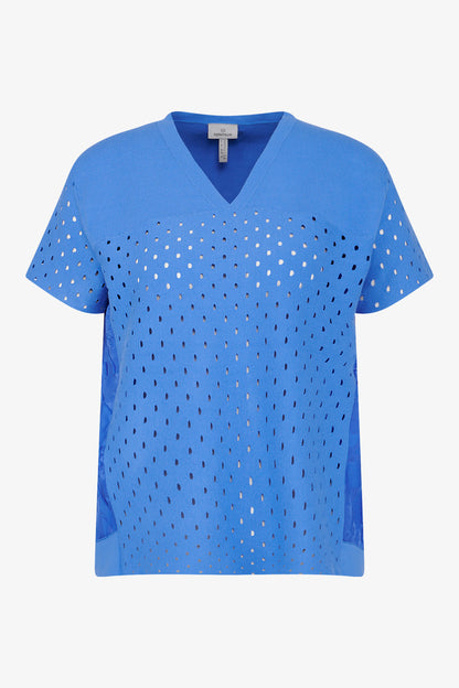 V-neck Jumper with Short Sleeves