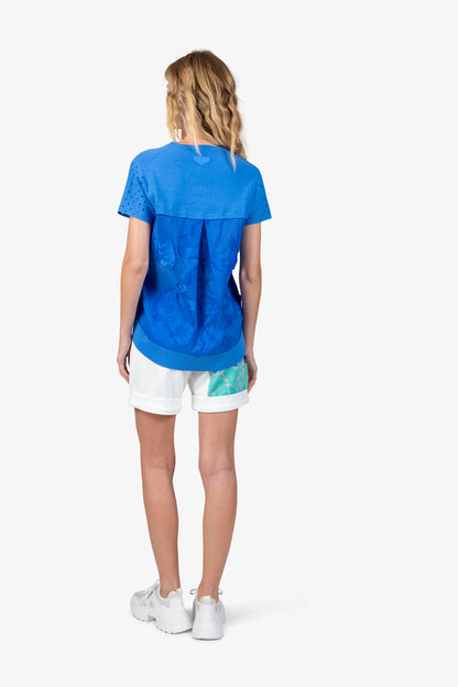 V-neck Jumper with Short Sleeves