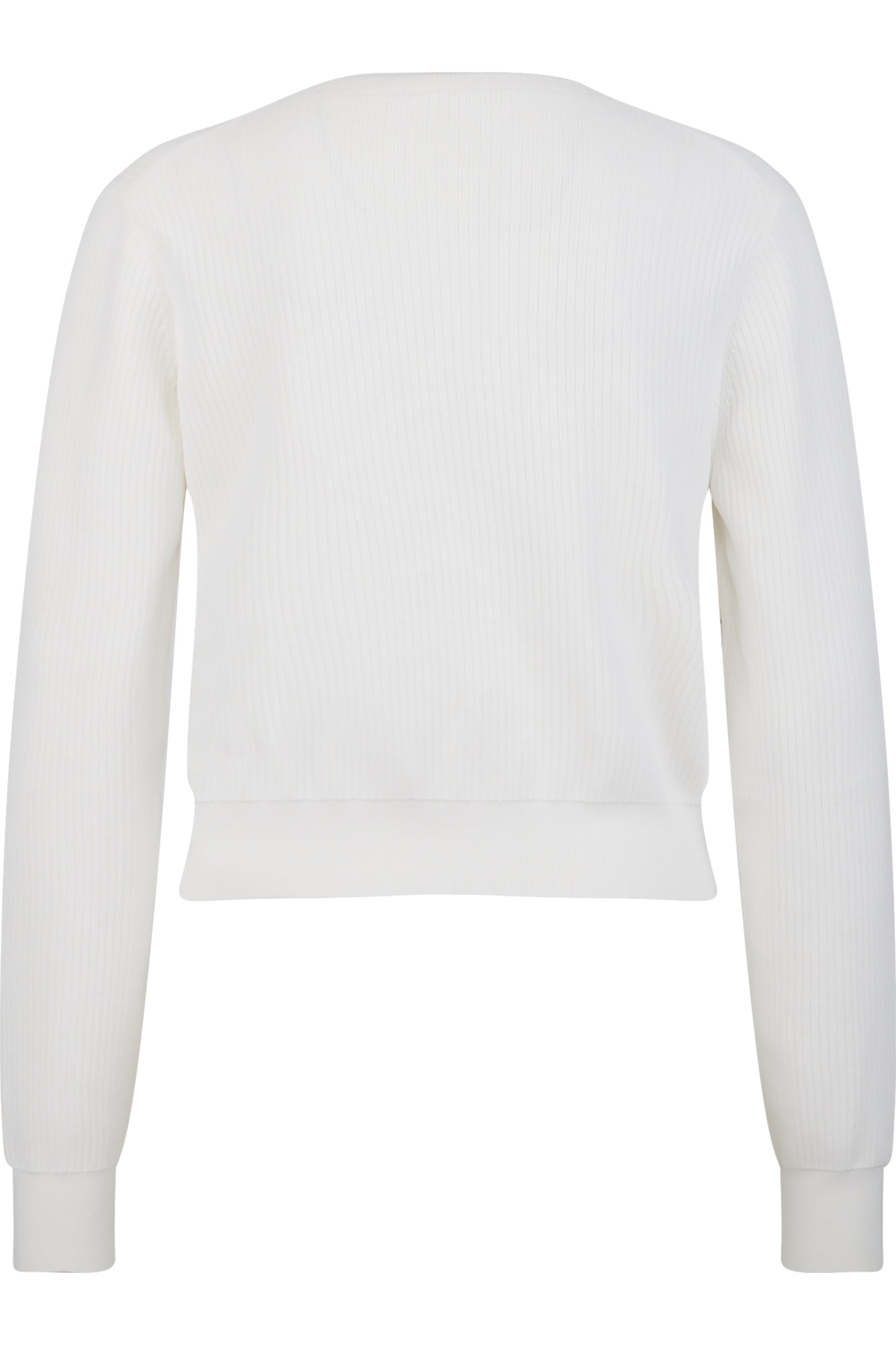 Cardigan with Round Neckline