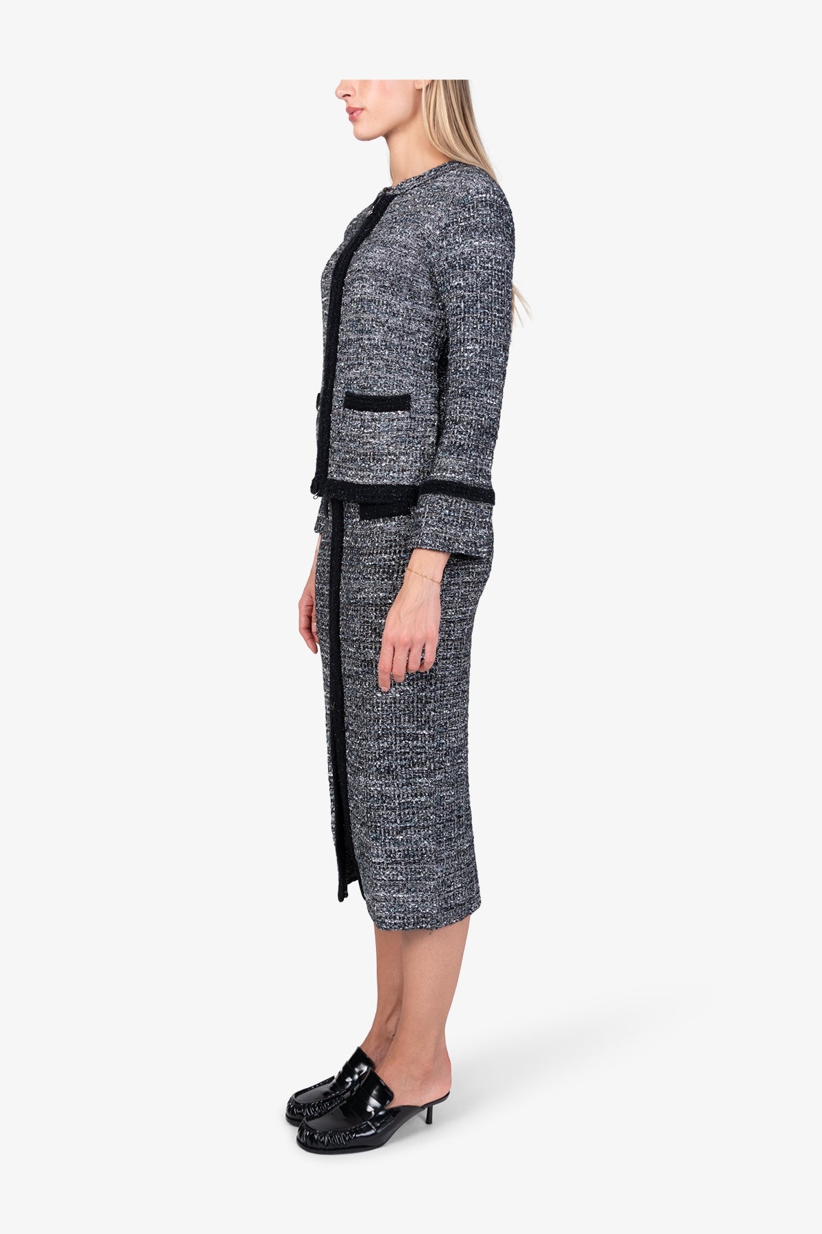 Cardigan Made in High-quality Material Mix