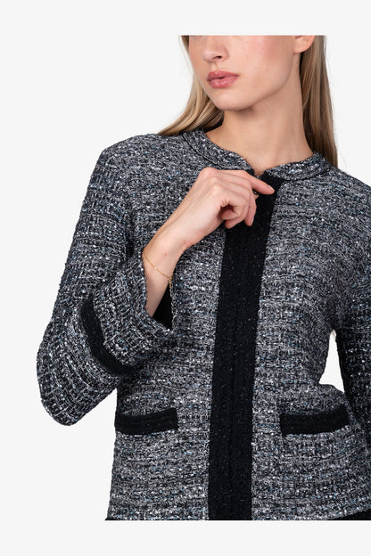 Cardigan Made in High-quality Material Mix