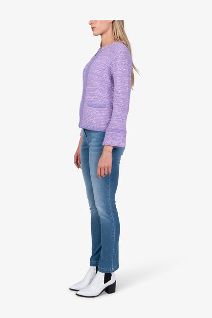 Cardigan Made in High-quality Material Mix