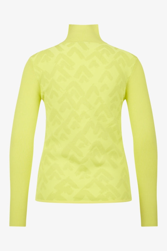 Turtleneck Jumper with Mountain Motif Graphic