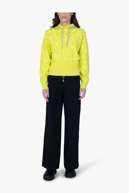 Hoody with Mountain Motif Graphic