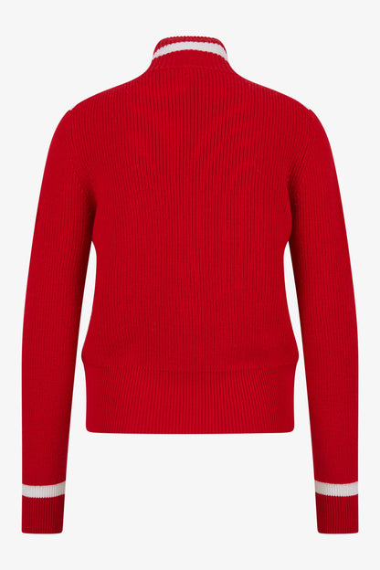 撞色拼接絎縫飛行員夾克