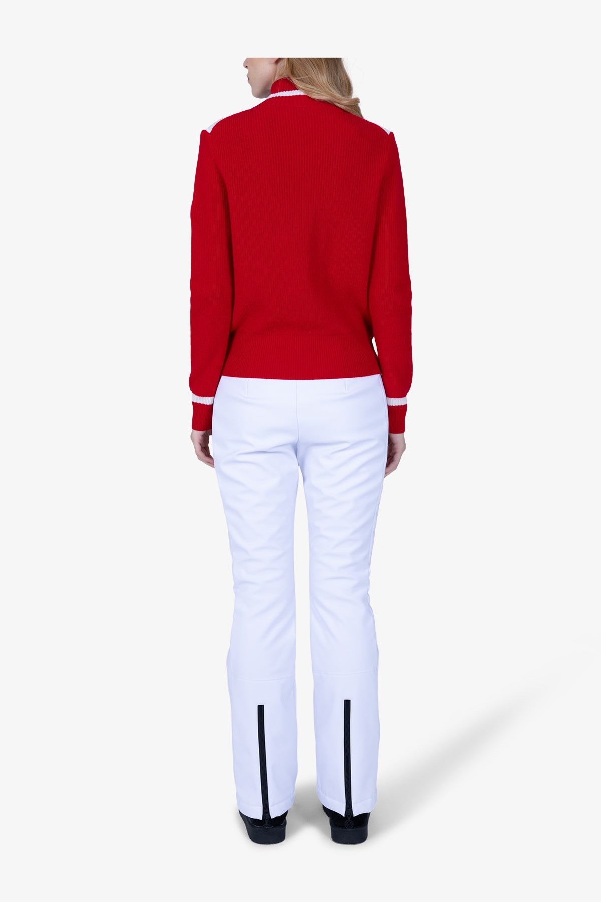 撞色拼接絎縫飛行員夾克