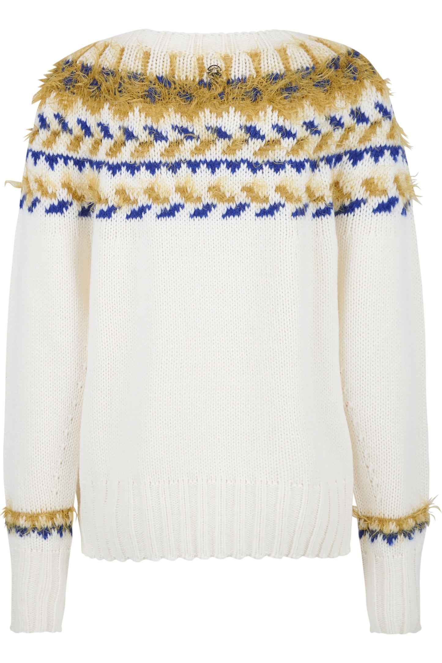Jumper with Norwegian Jacquard