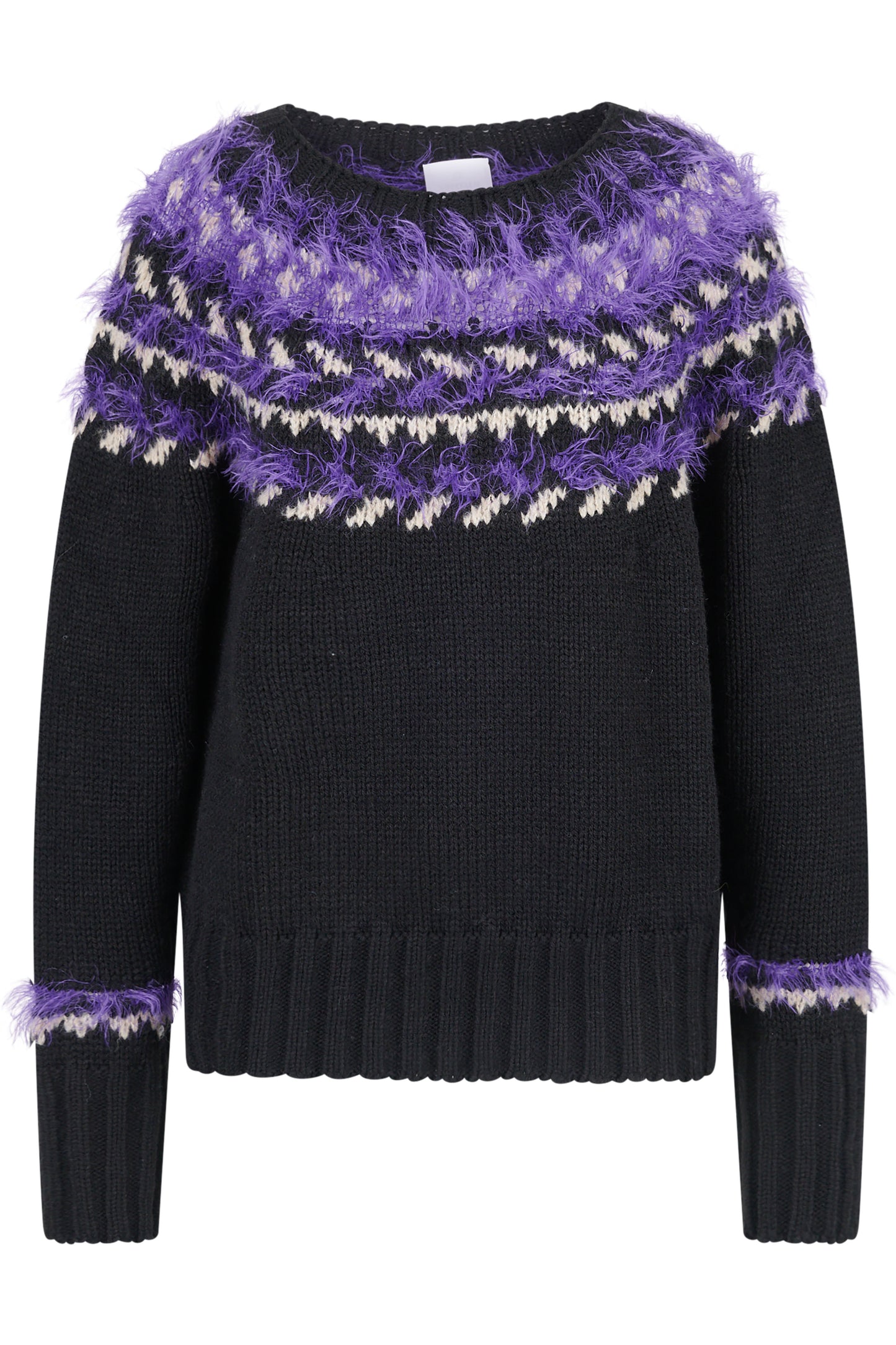 Jumper with Norwegian Jacquard