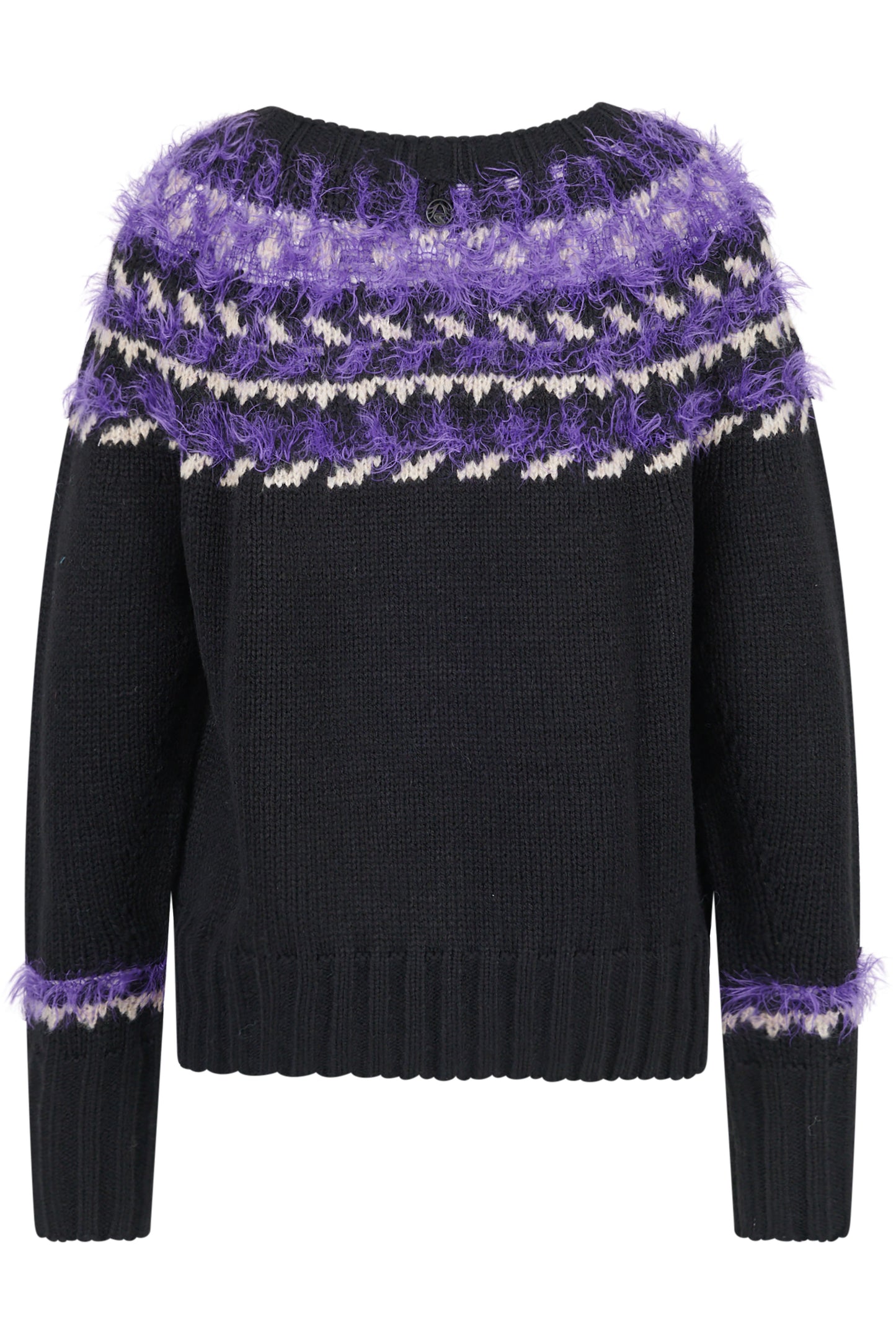 Jumper with Norwegian Jacquard