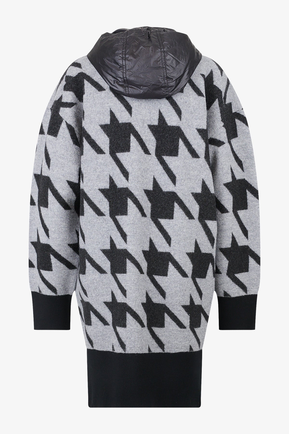 Knitted Coat with Hood