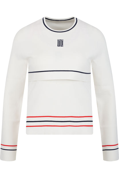 Two-piece Top with Contrast Detail