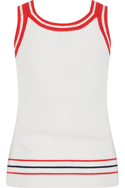 Two-piece Top with Contrast Detail