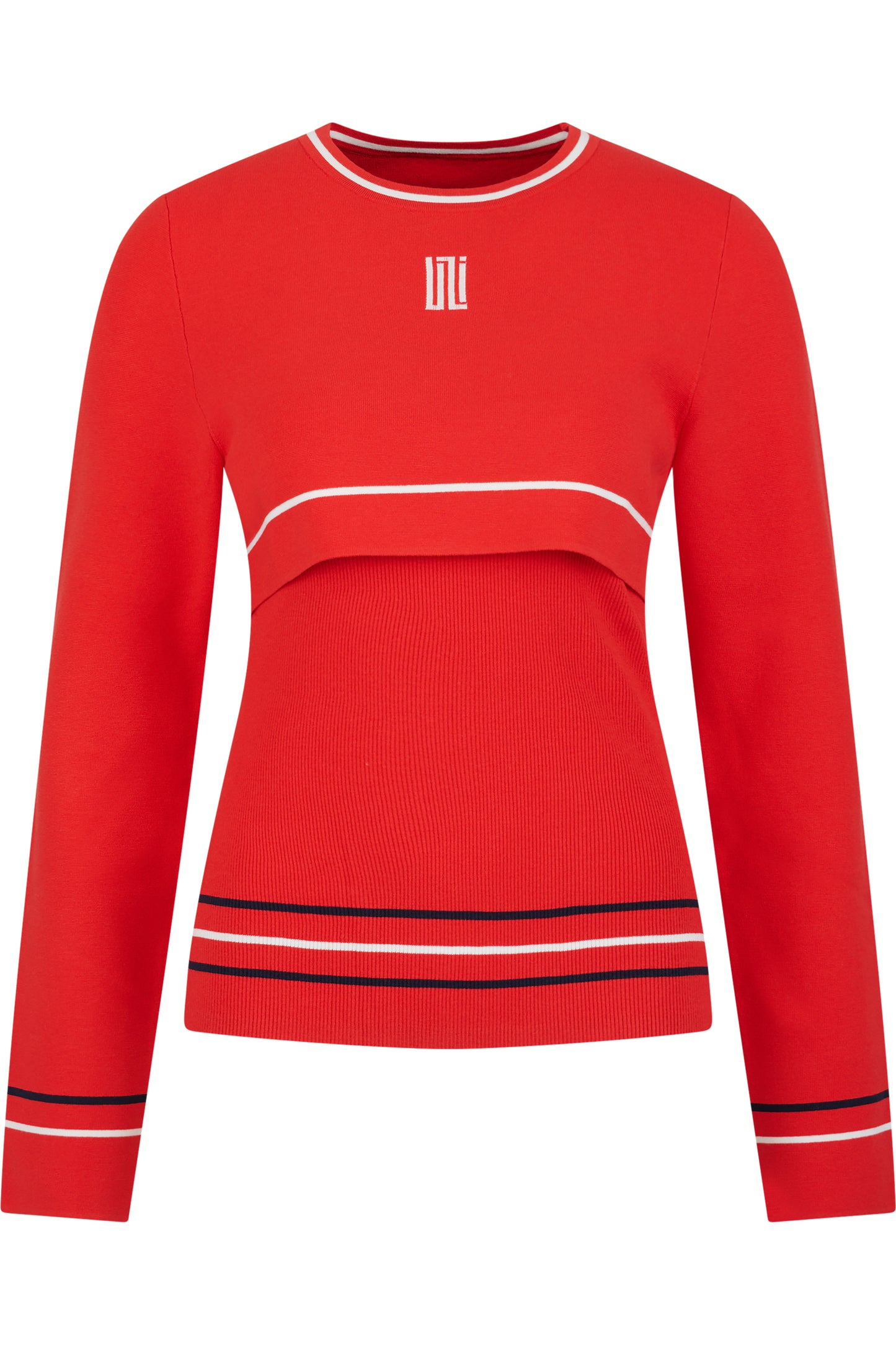 Two-piece Top with Contrast Detail