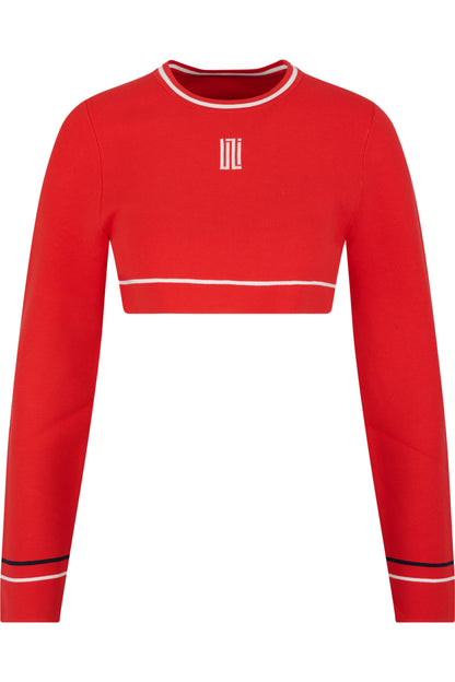 Two-piece Top with Contrast Detail