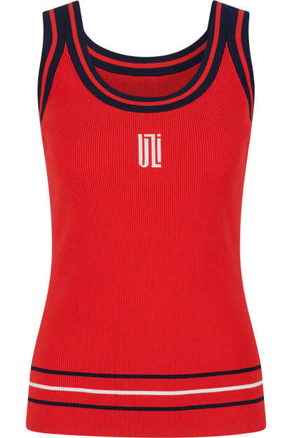 Two-piece Top with Contrast Detail