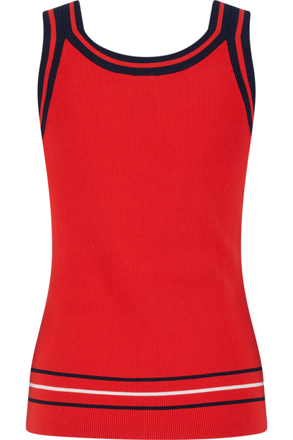 Two-piece Top with Contrast Detail