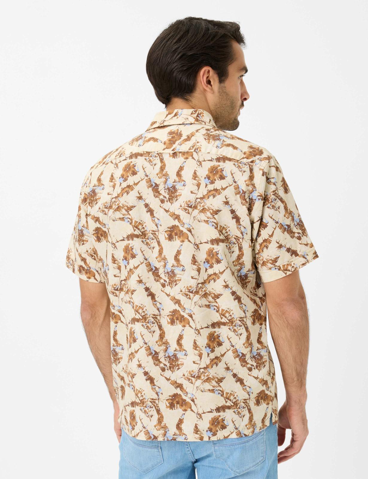 Shirt in Cotton-Linen Mix