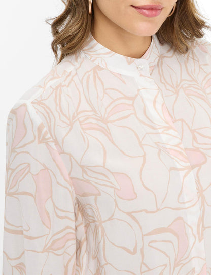 Poplin: Blouse Out of Pure Viscose