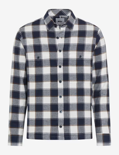 Flannel: Overshirt Made of Pure Cotton