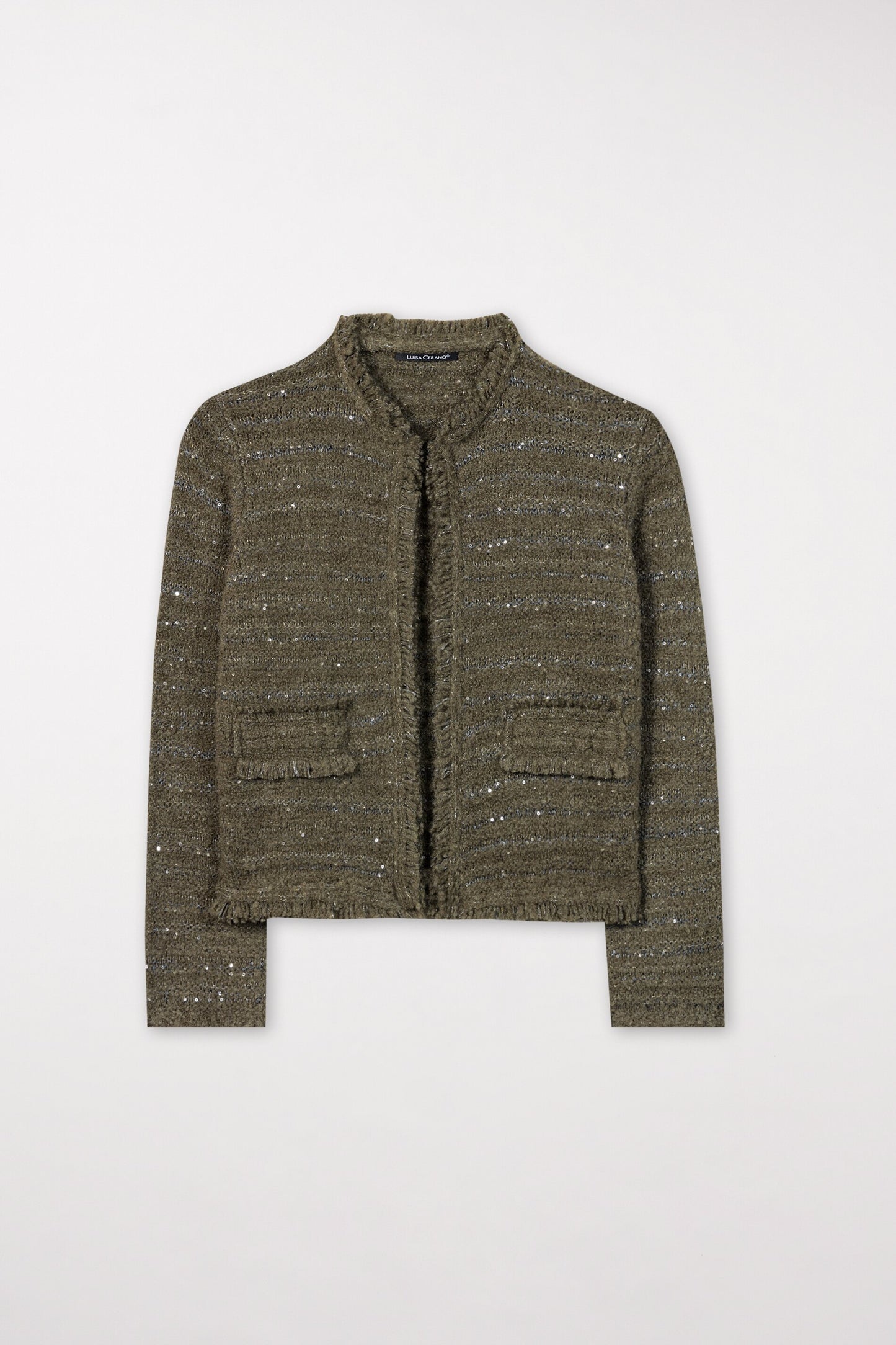 Tweed Jacket with Fringle