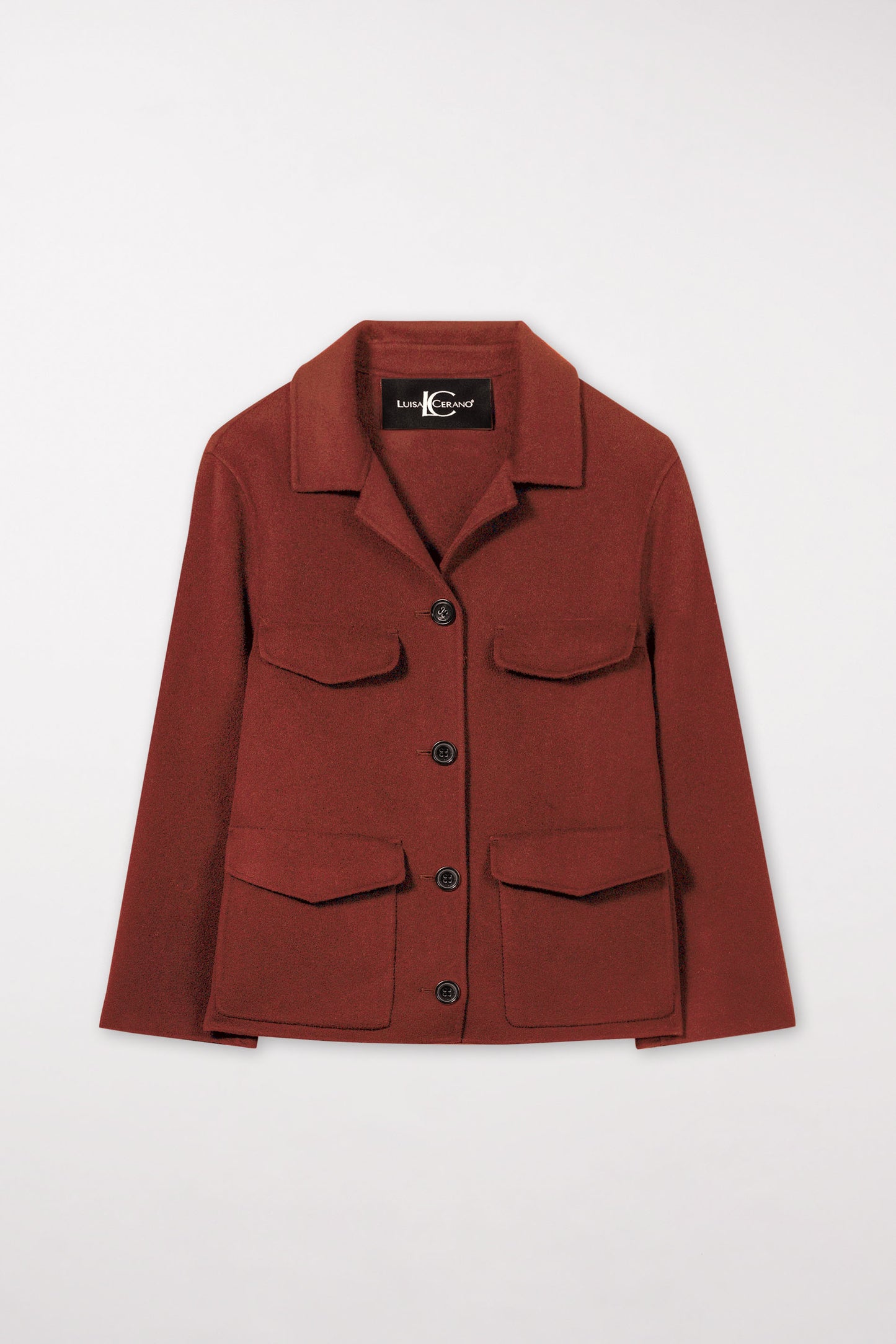 Slightly Flared Jacket with Double-face Finish